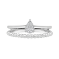 18 K White Gold