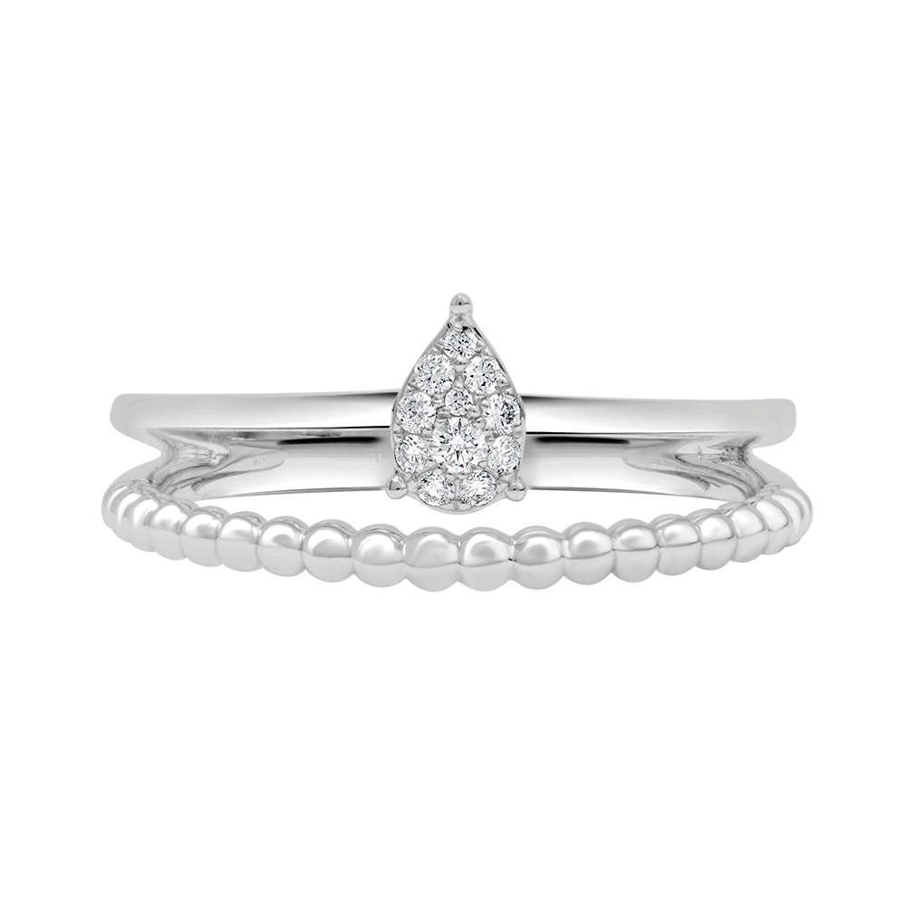 18 K White Gold