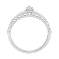 18 K White Gold