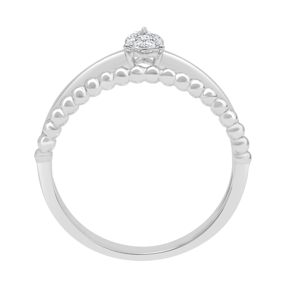 18 K White Gold