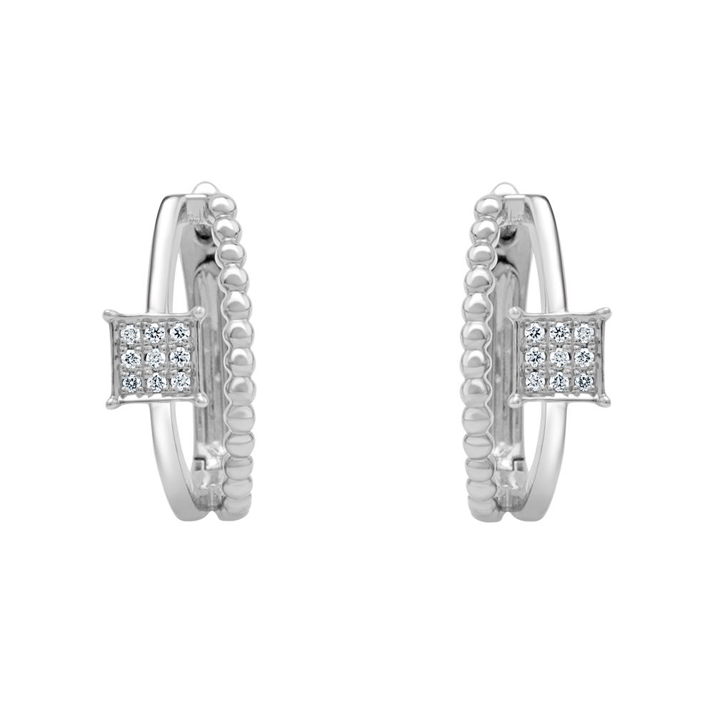 18 K White Gold