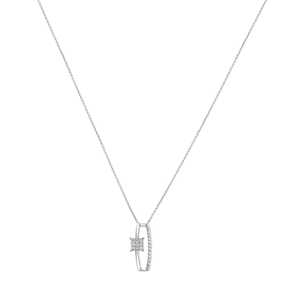 18 K White Gold