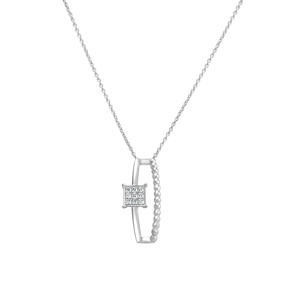 18 K White Gold