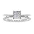 18 K White Gold