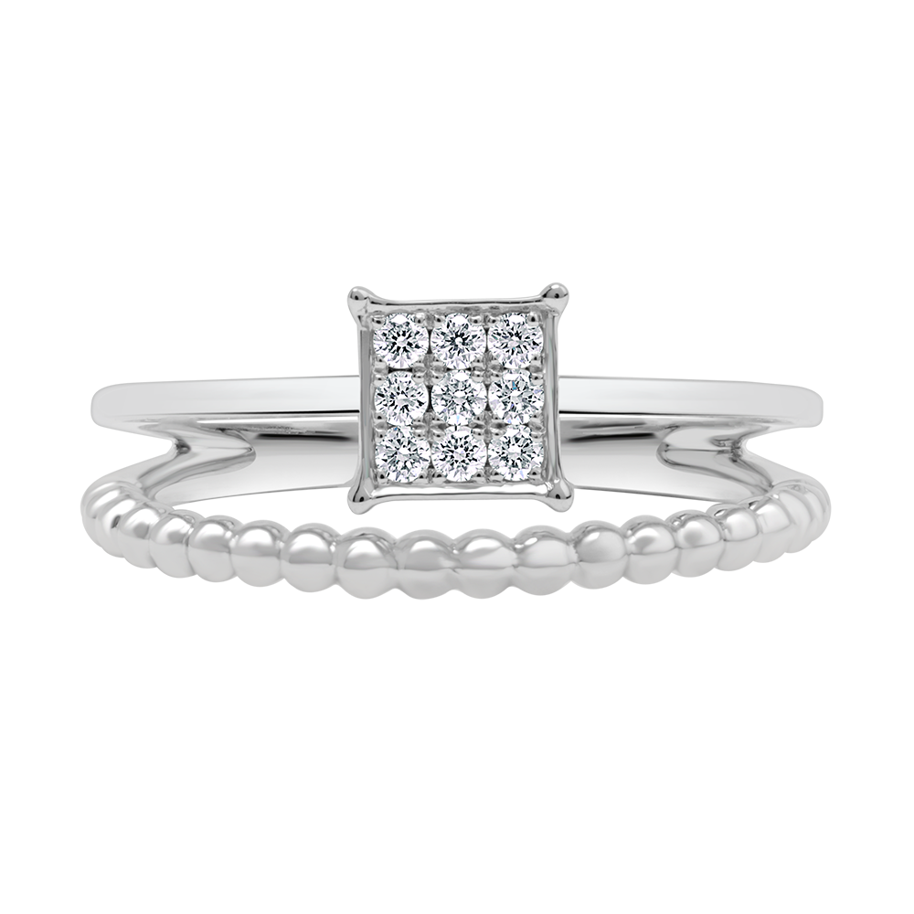 18 K White Gold