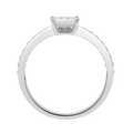 18 K White Gold