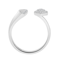 18 K White Gold