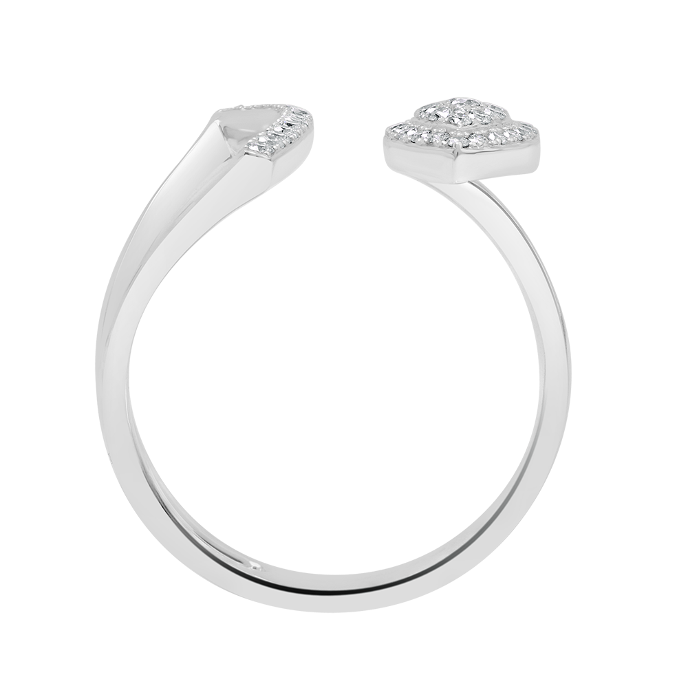 18 K White Gold