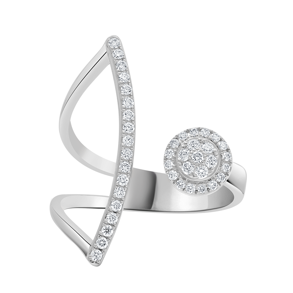 18 K White Gold