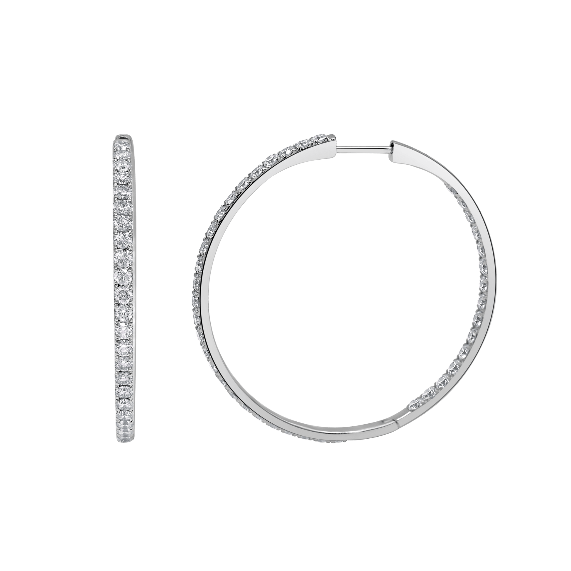 18 K White Gold