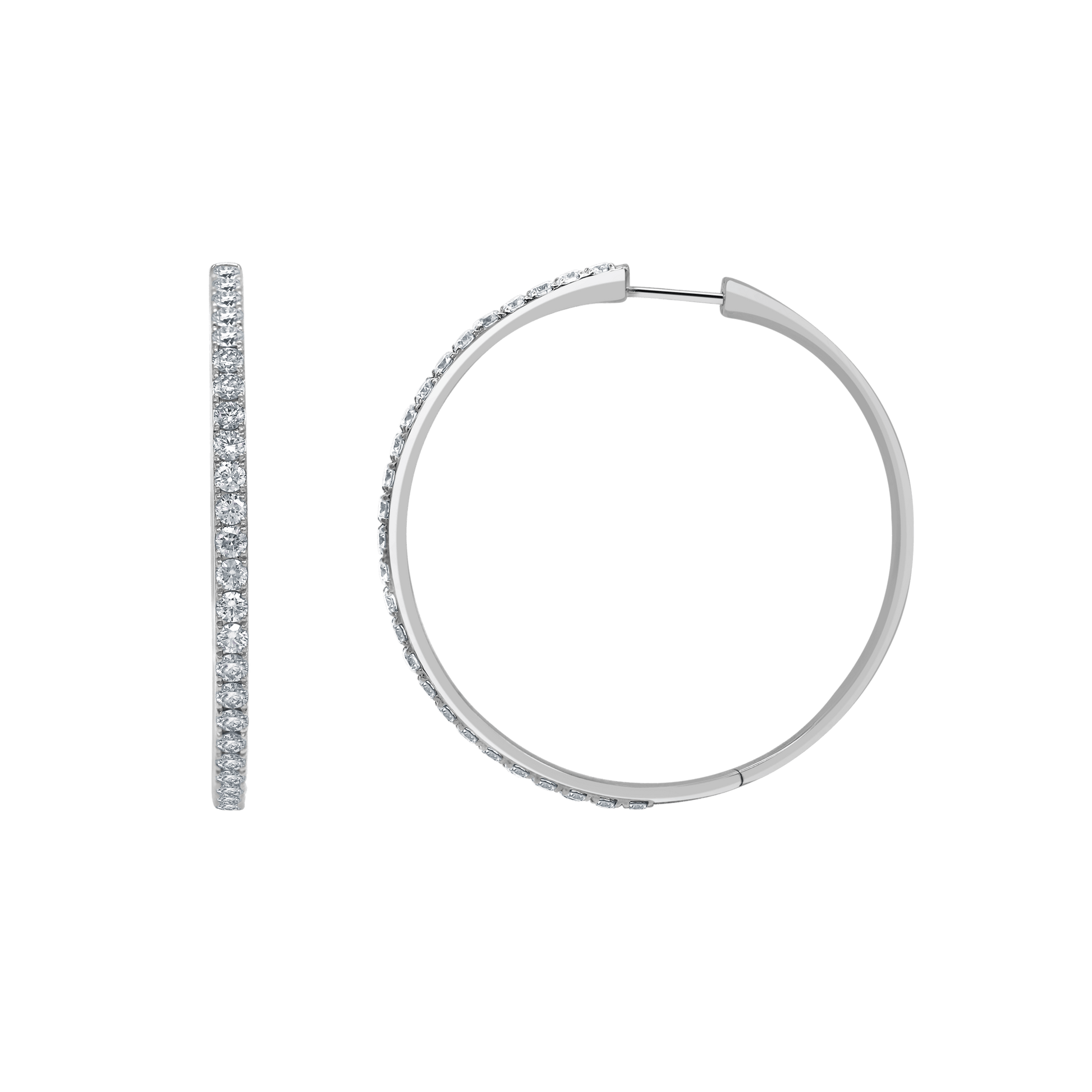 18 K White Gold