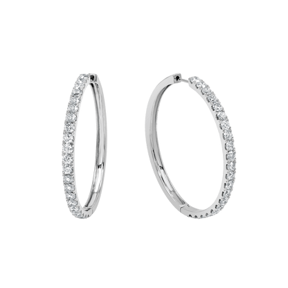 18 K White Gold
