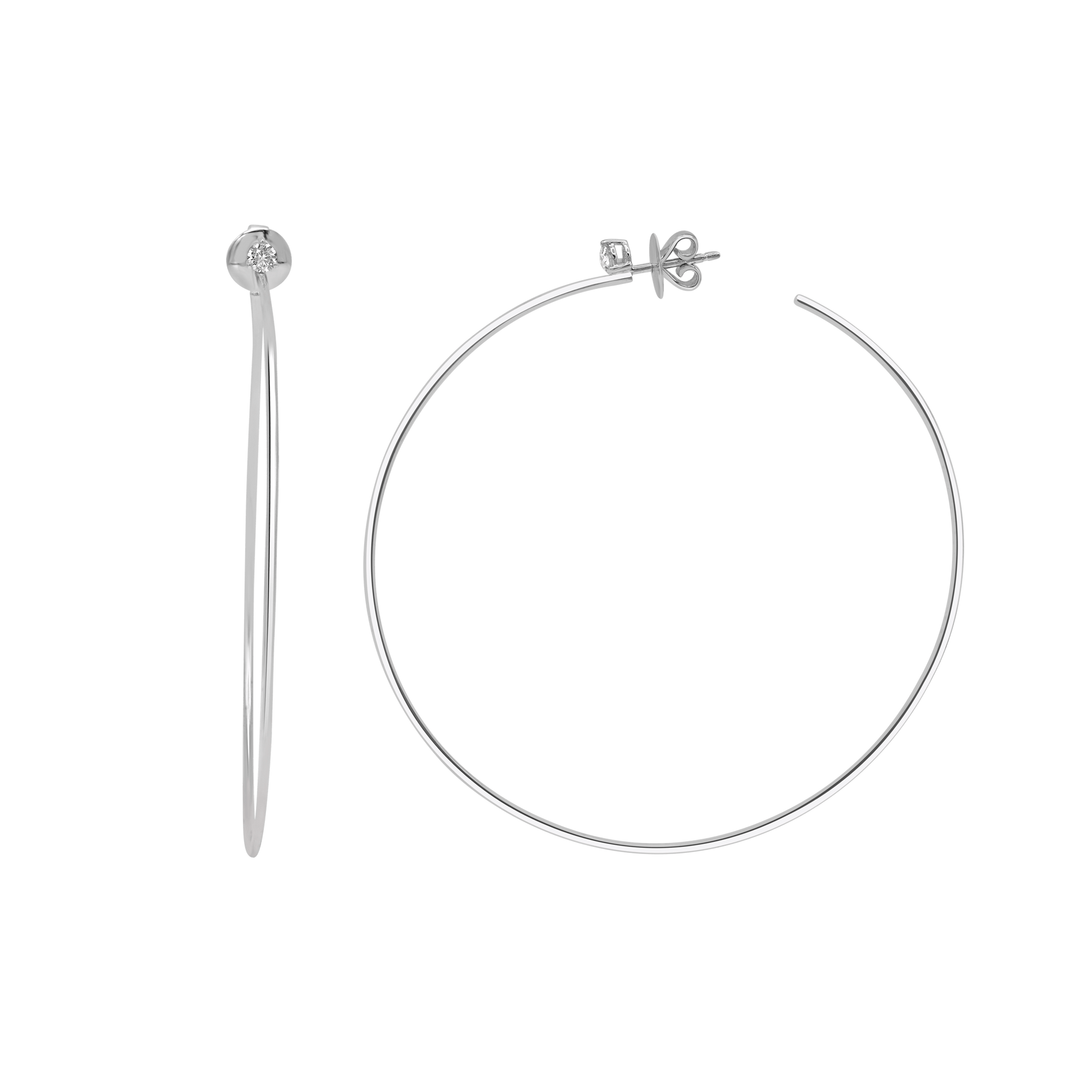 18 K White Gold