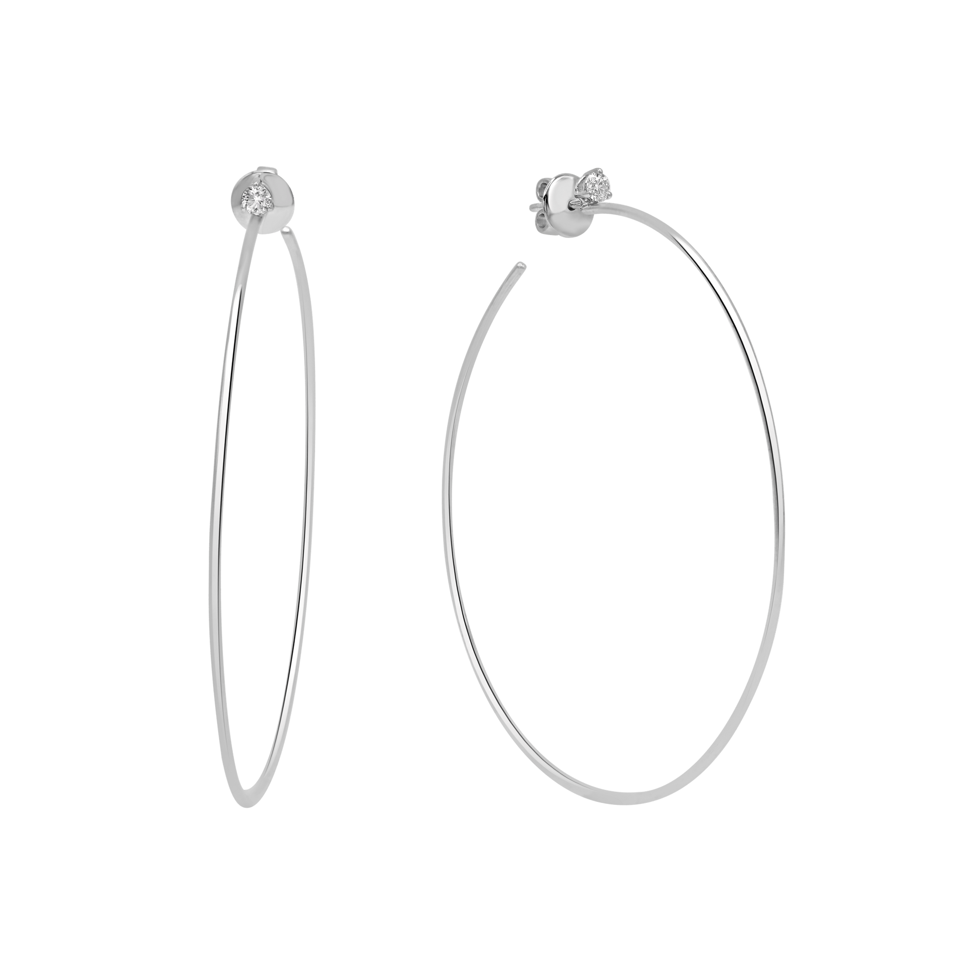 18 K White Gold