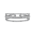 18 K White Gold