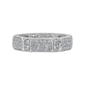 18 K White Gold