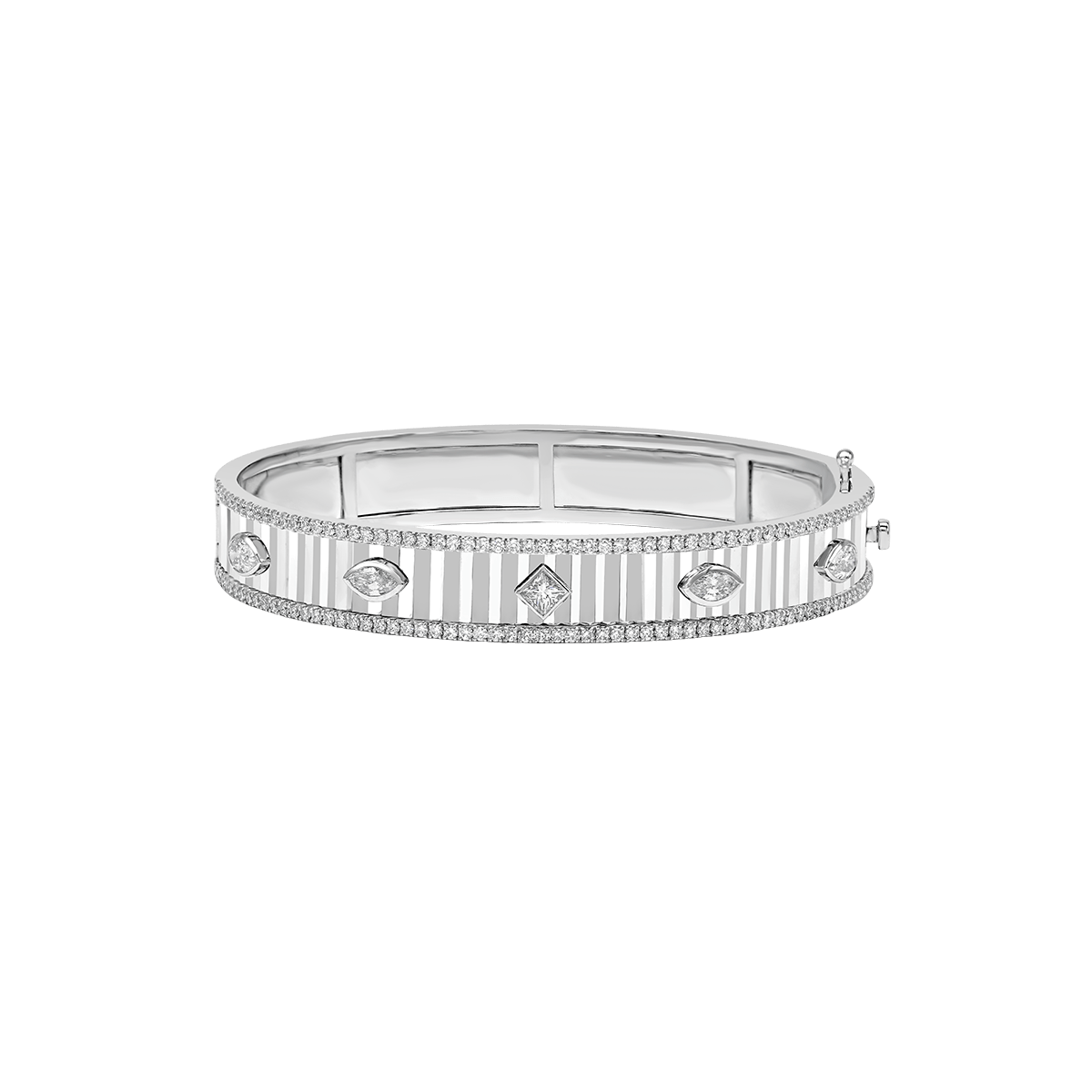 18 K White Gold