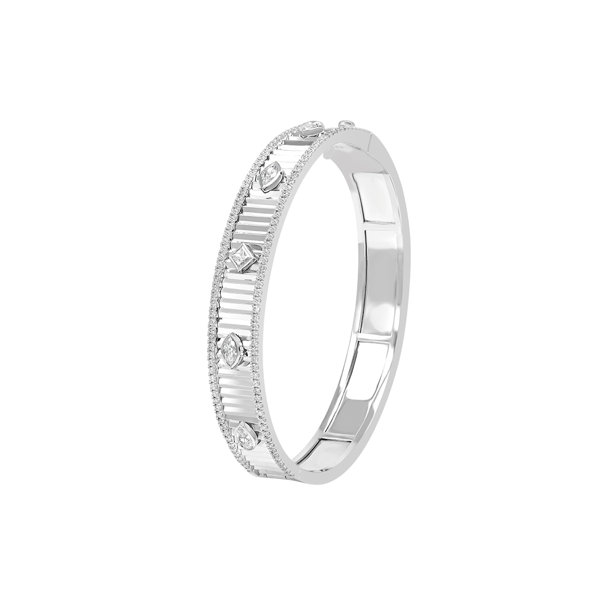 18 K White Gold