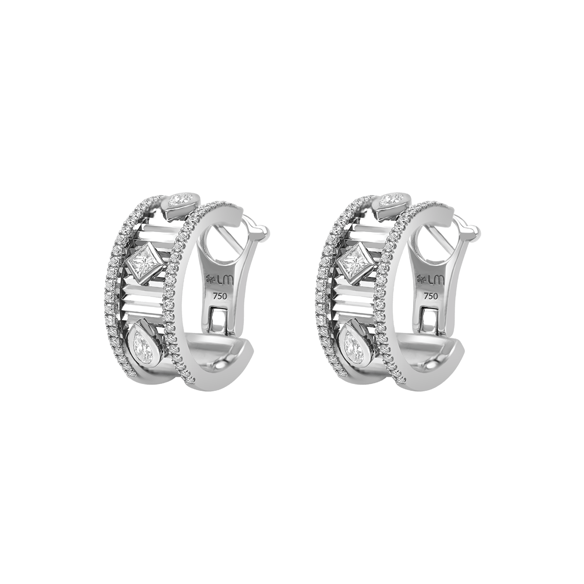 18 K White Gold