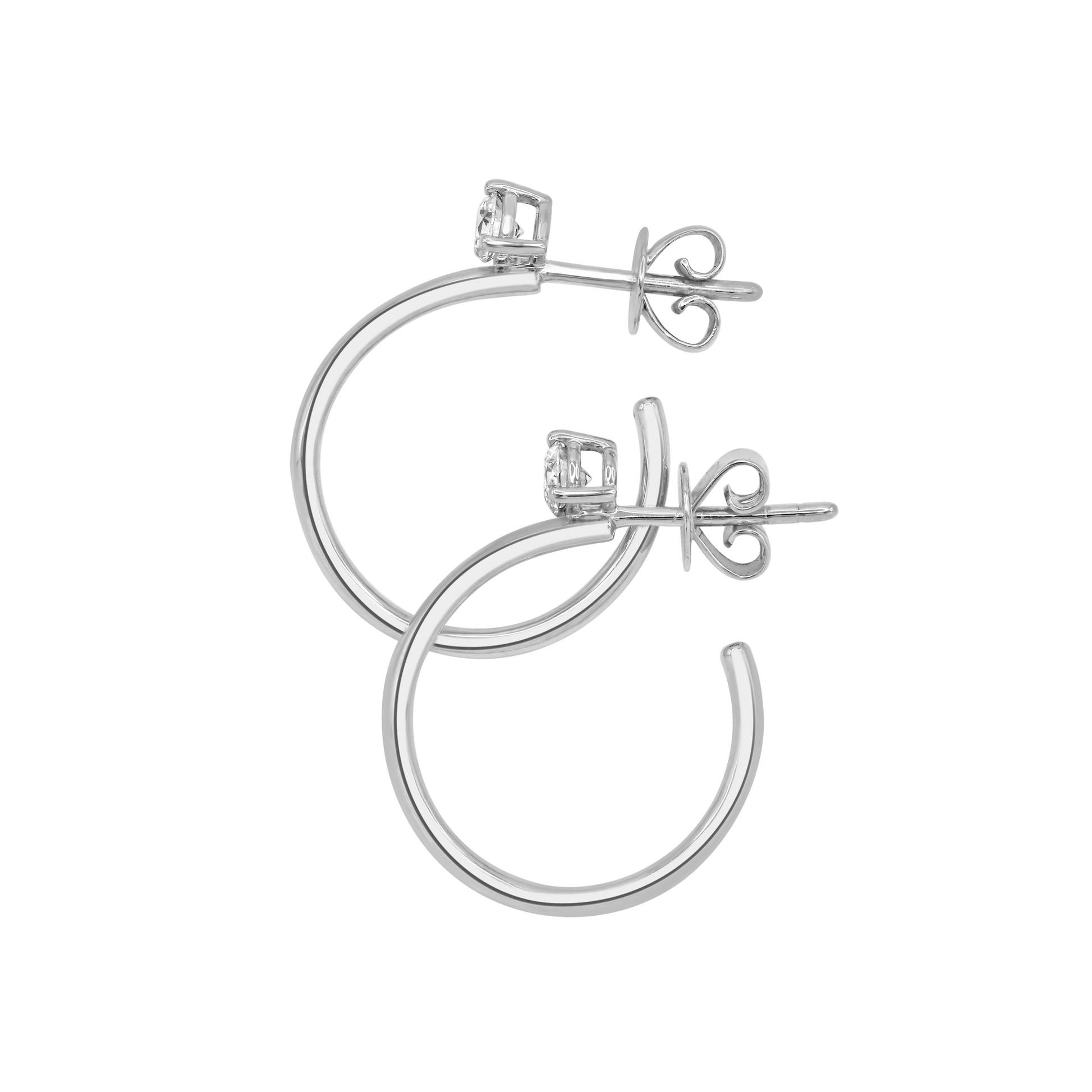 18 K White Gold