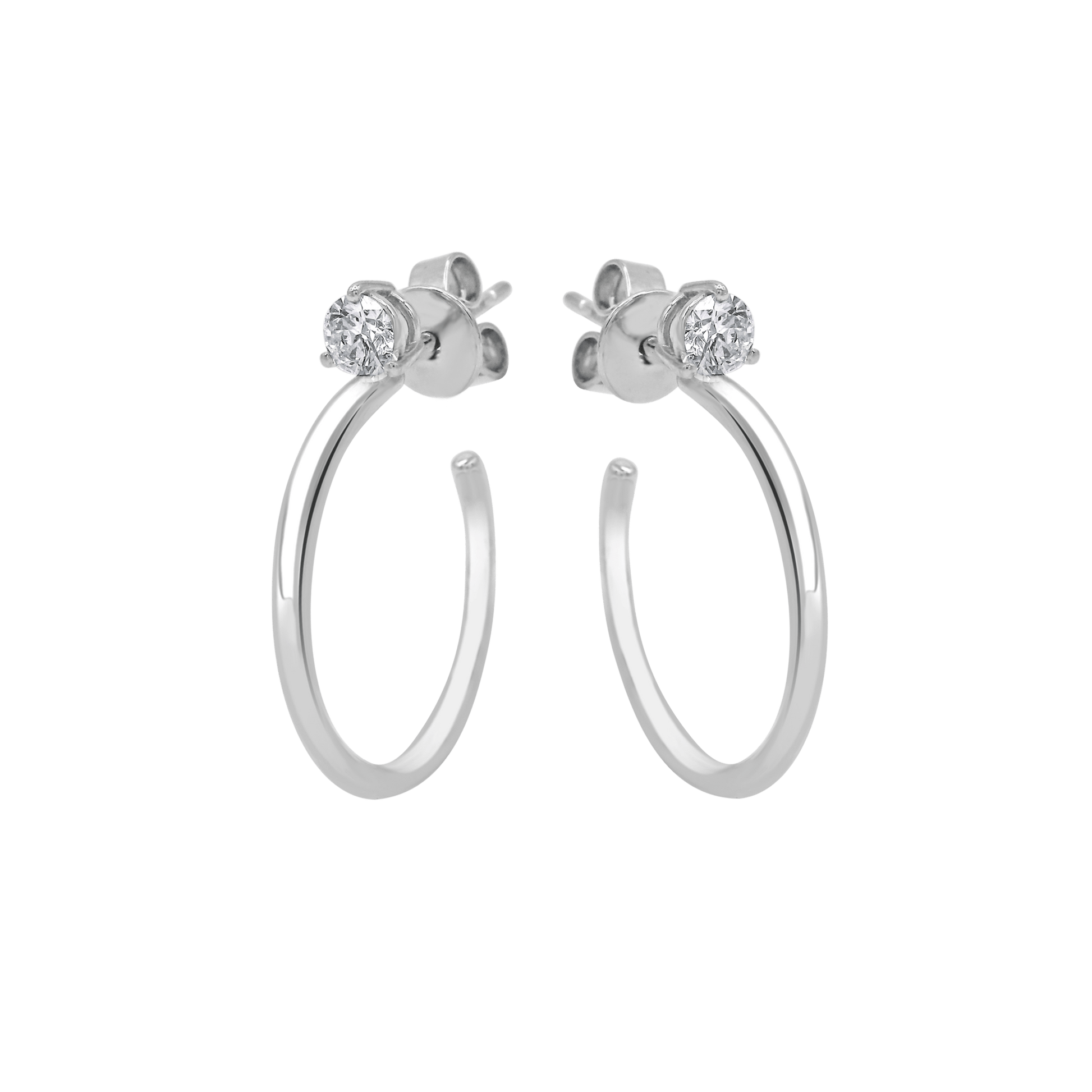 18 K White Gold