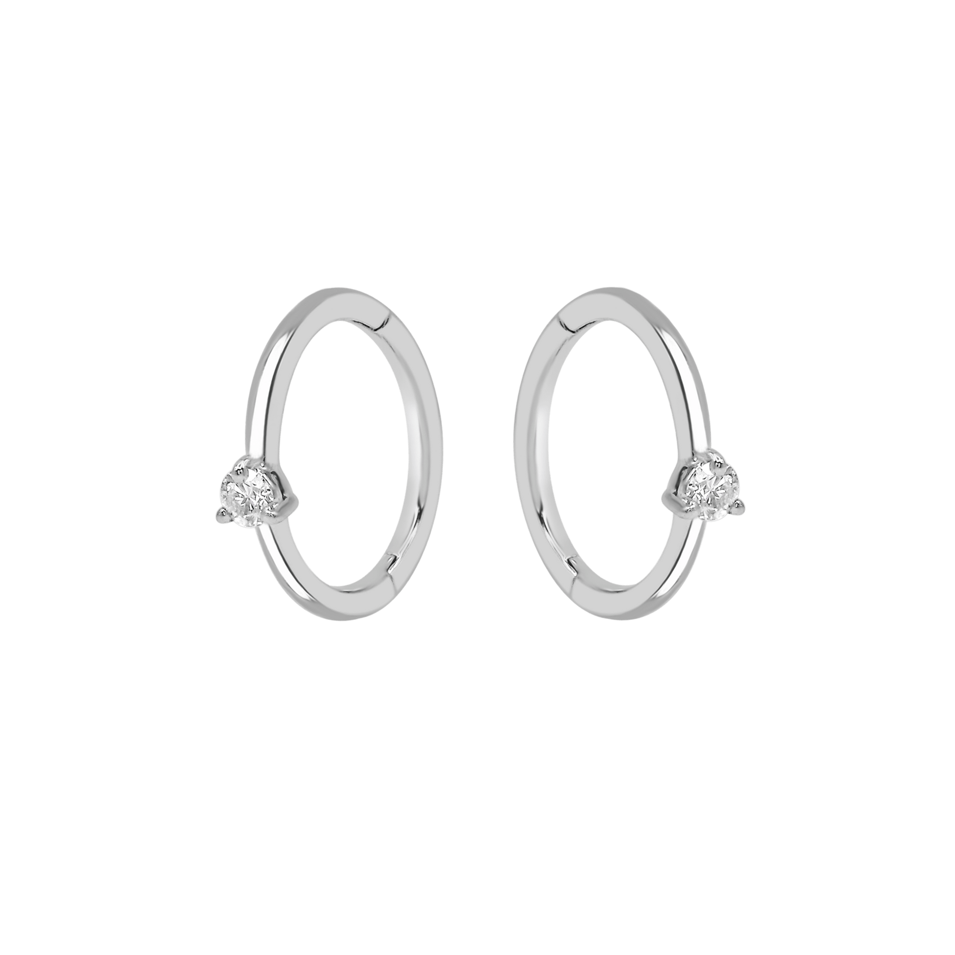 18 K White Gold