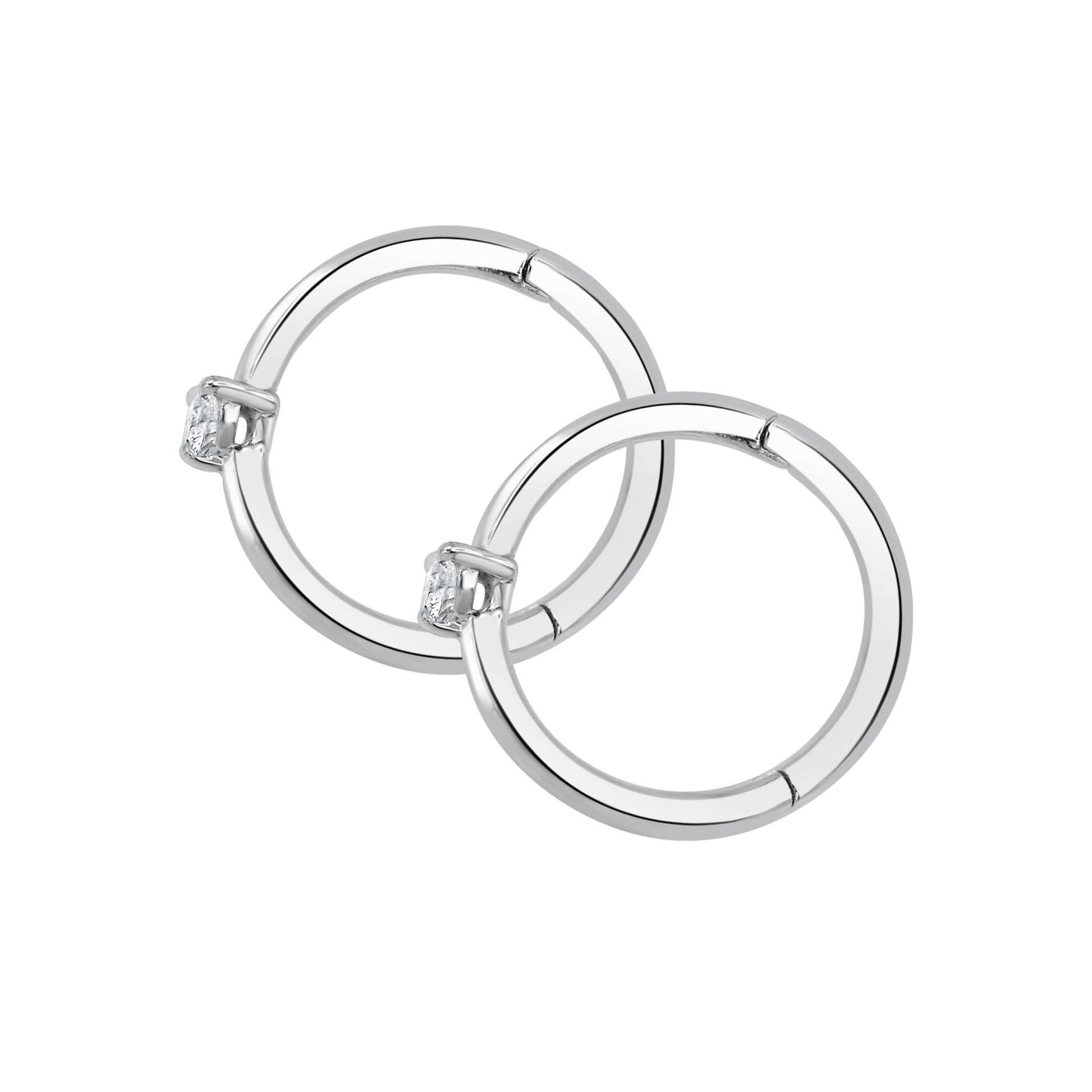 18 K White Gold