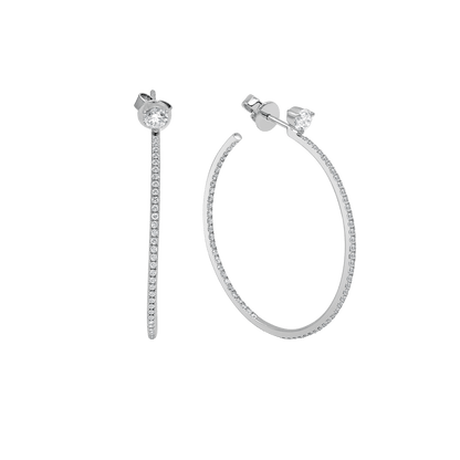 18 K White Gold