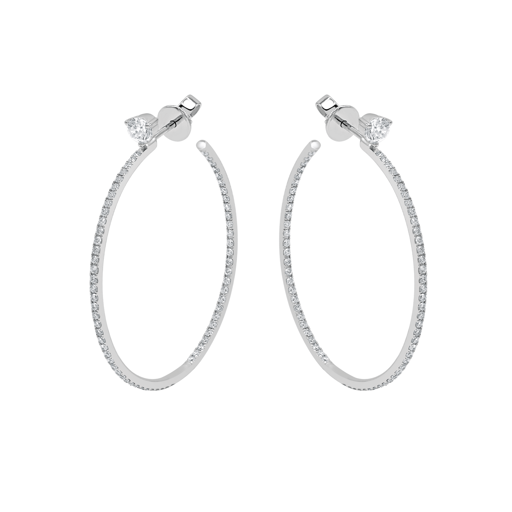 18 K White Gold