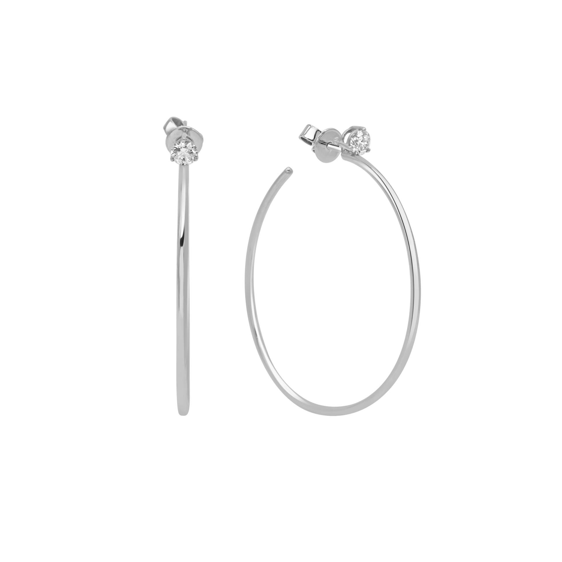 18 K White Gold