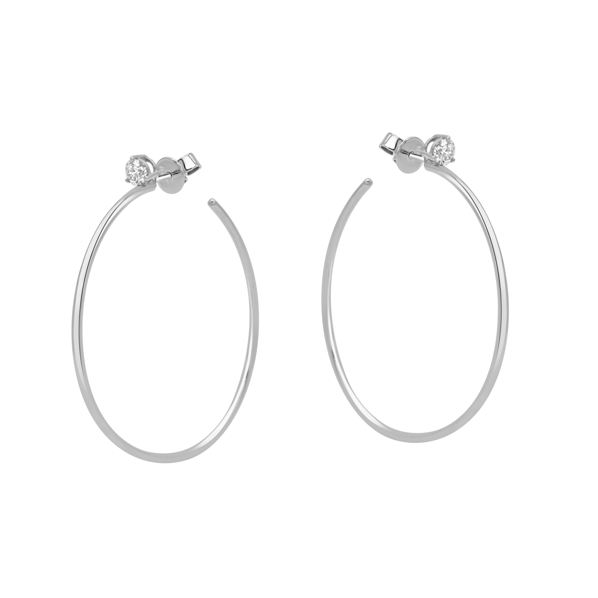 18 K White Gold