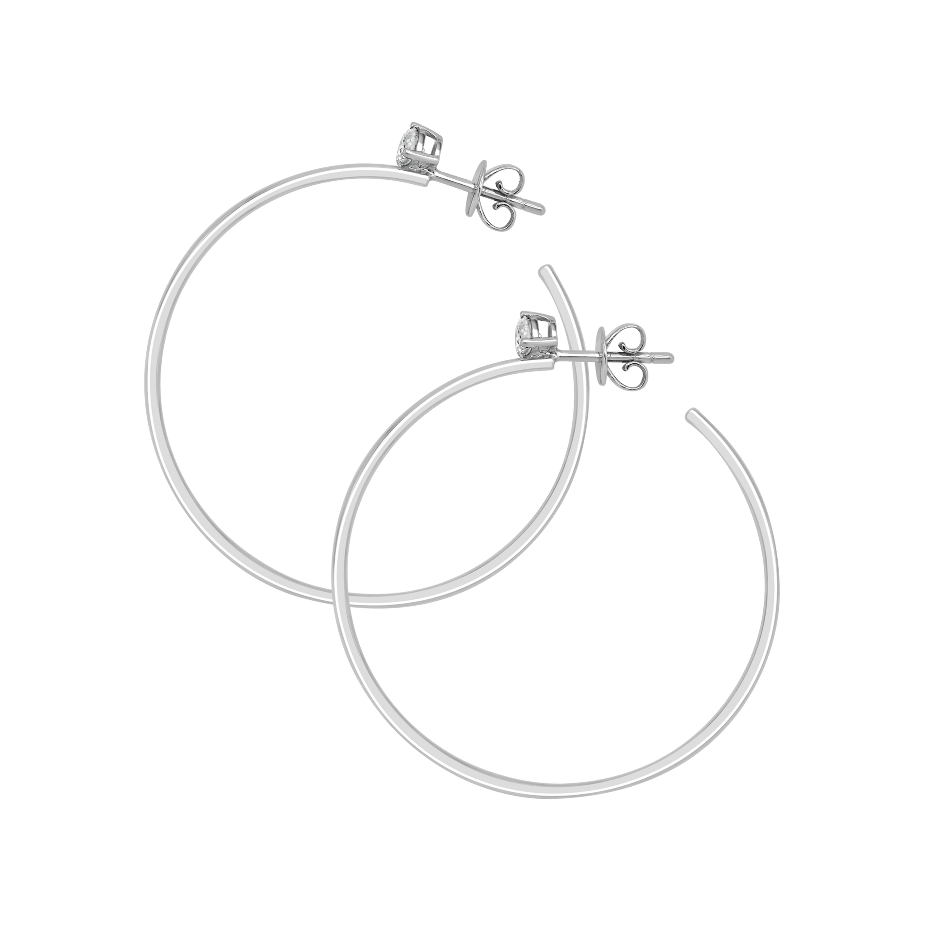 18 K White Gold