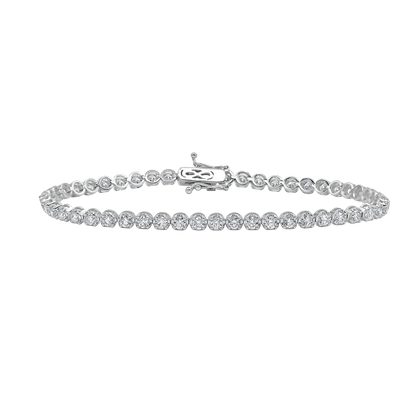 18 K White Gold