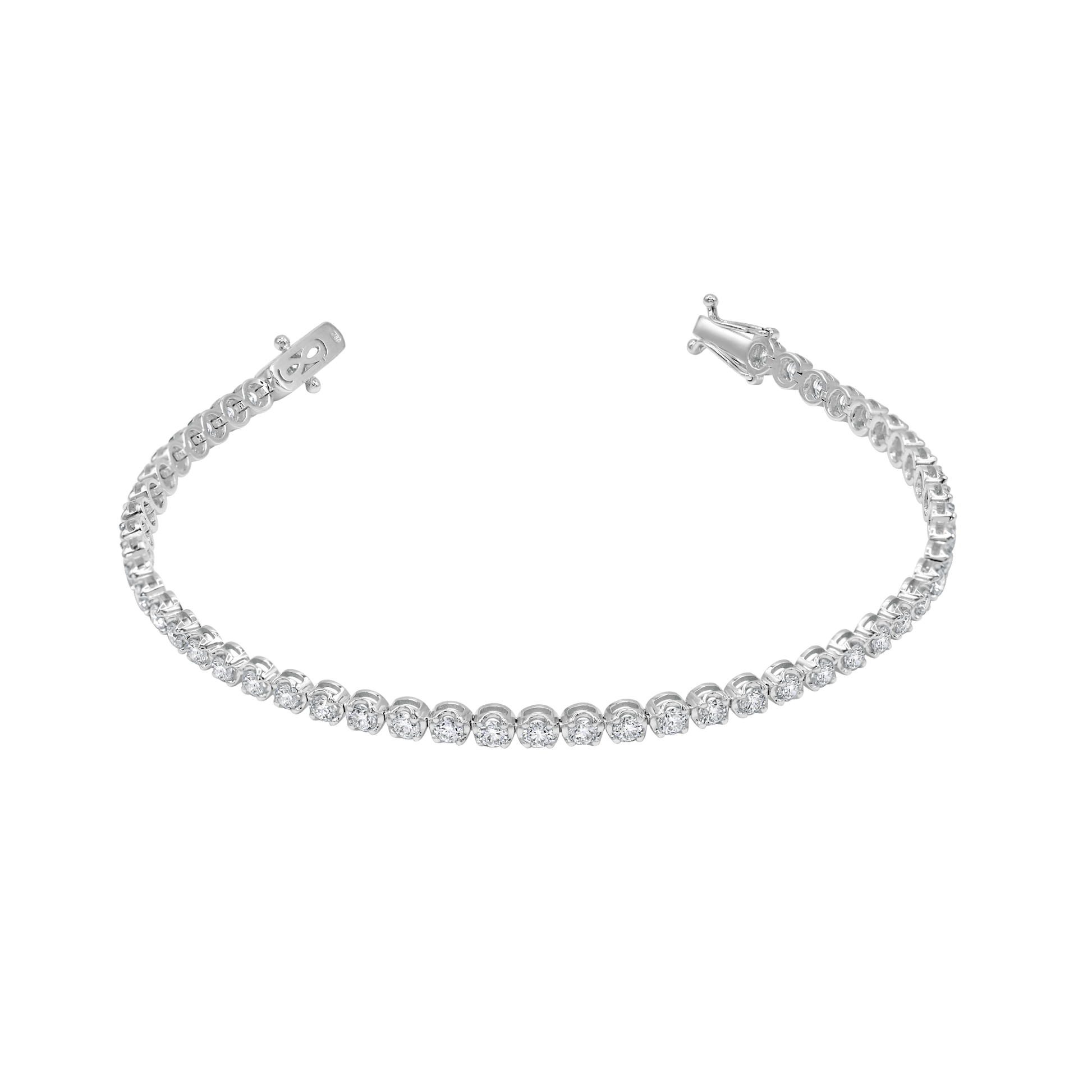 18 K White Gold