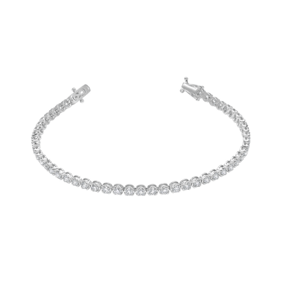 18 K White Gold