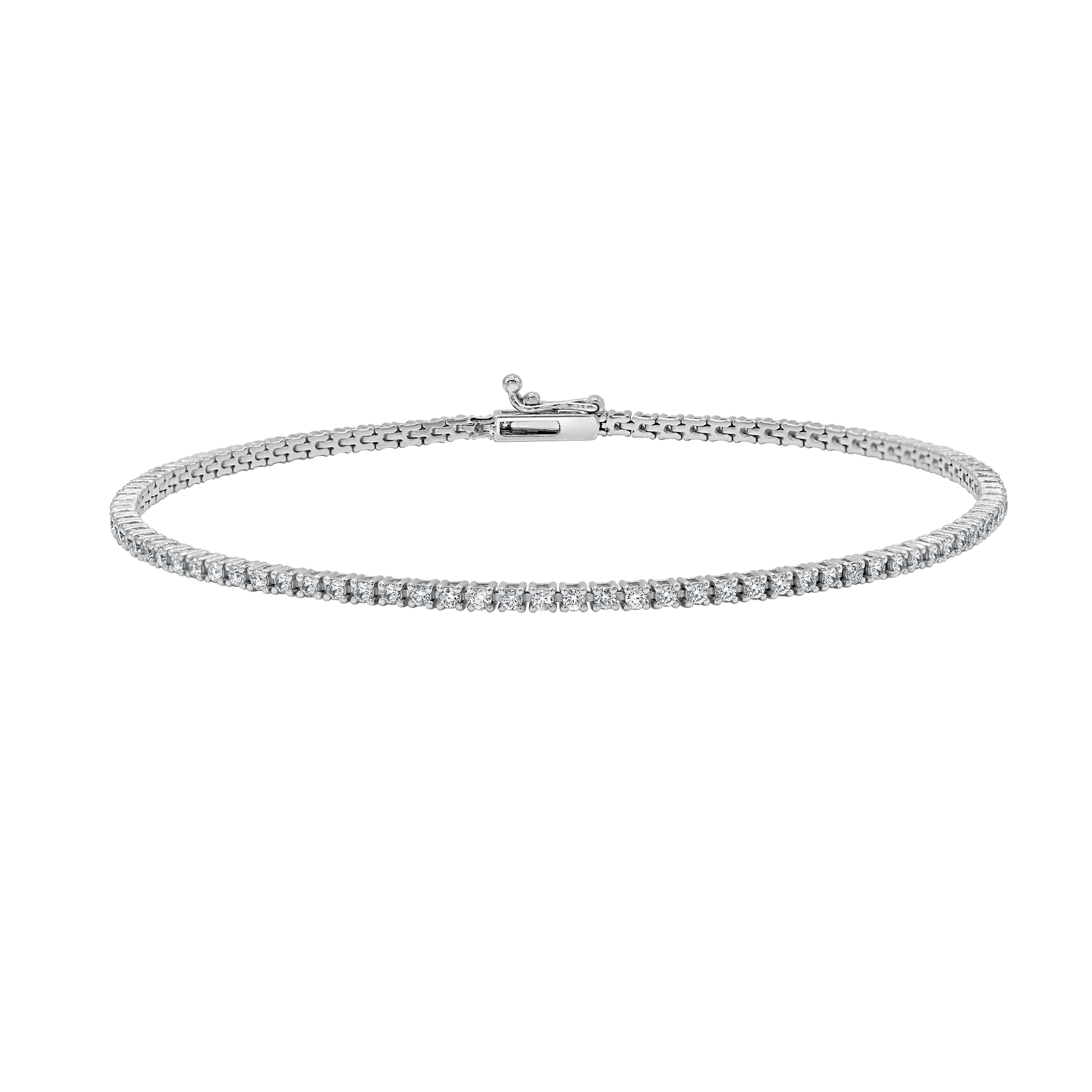 18 K White Gold