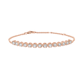 Round Diamond Half Tennis Bracelet (1.25cts)