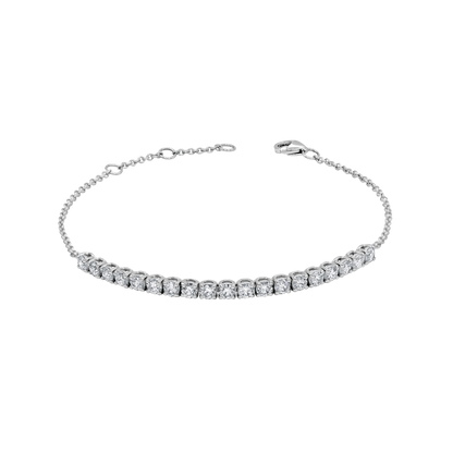 18 K White Gold