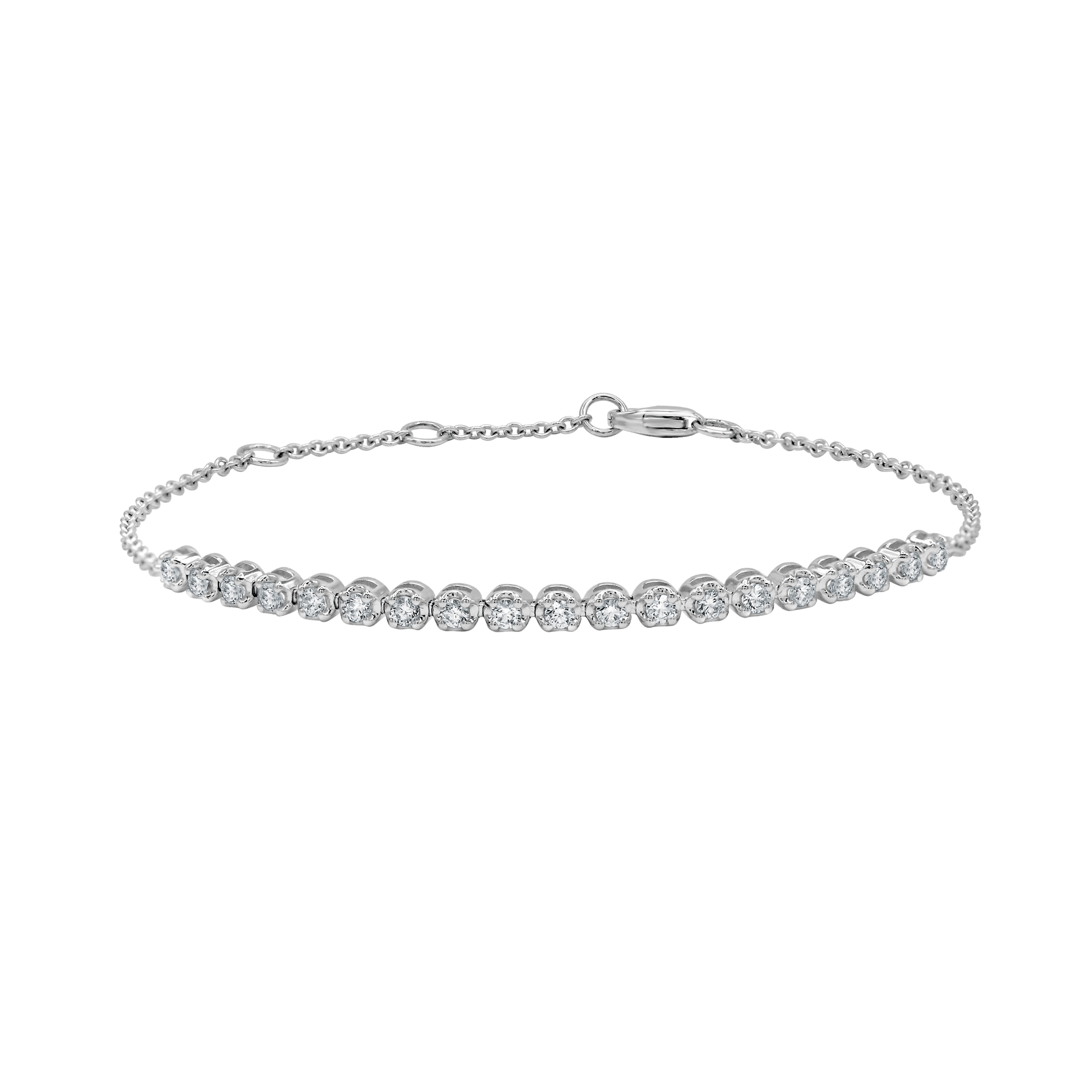 18 K White Gold