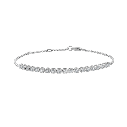 18 K White Gold