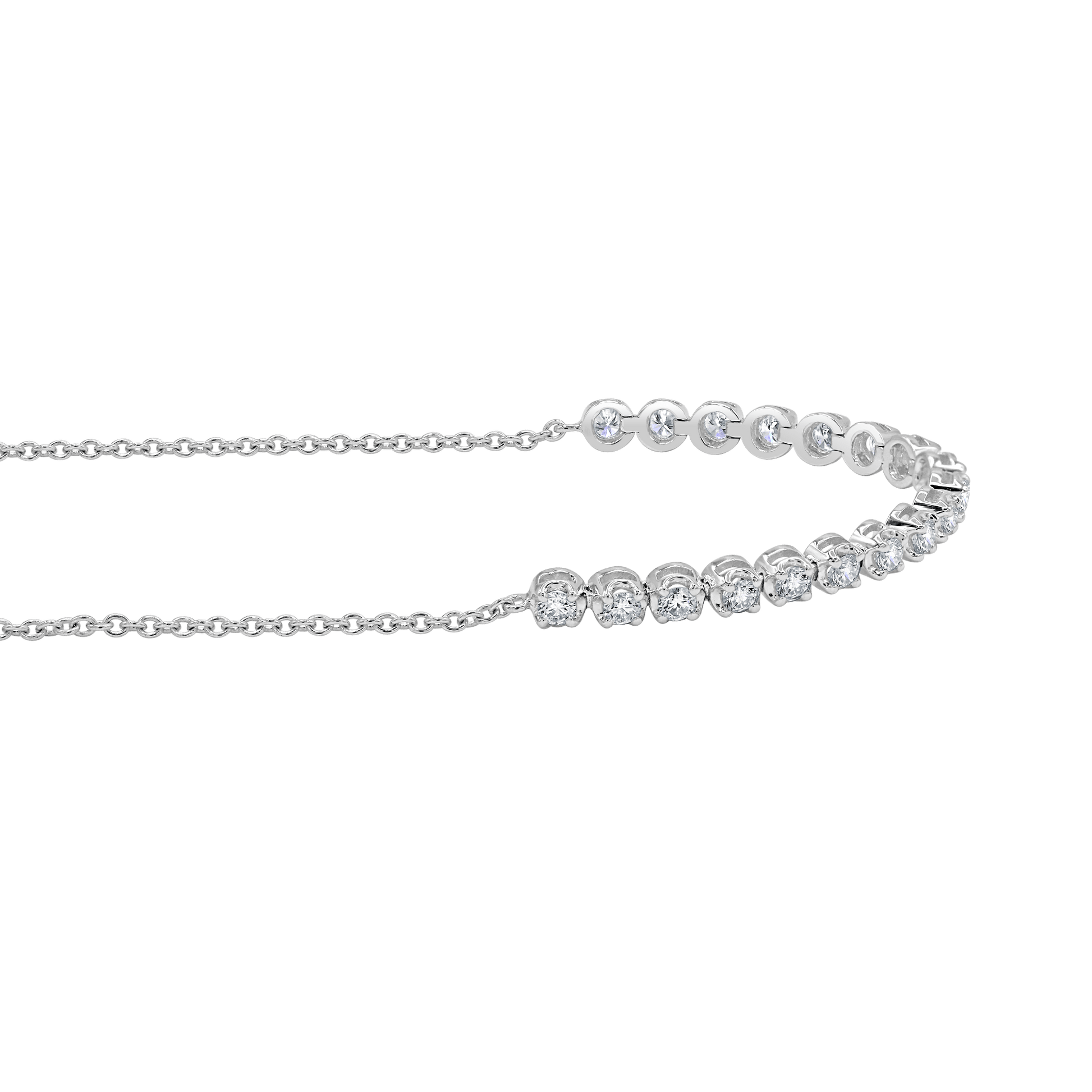 18 K White Gold