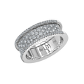 18 K White Gold