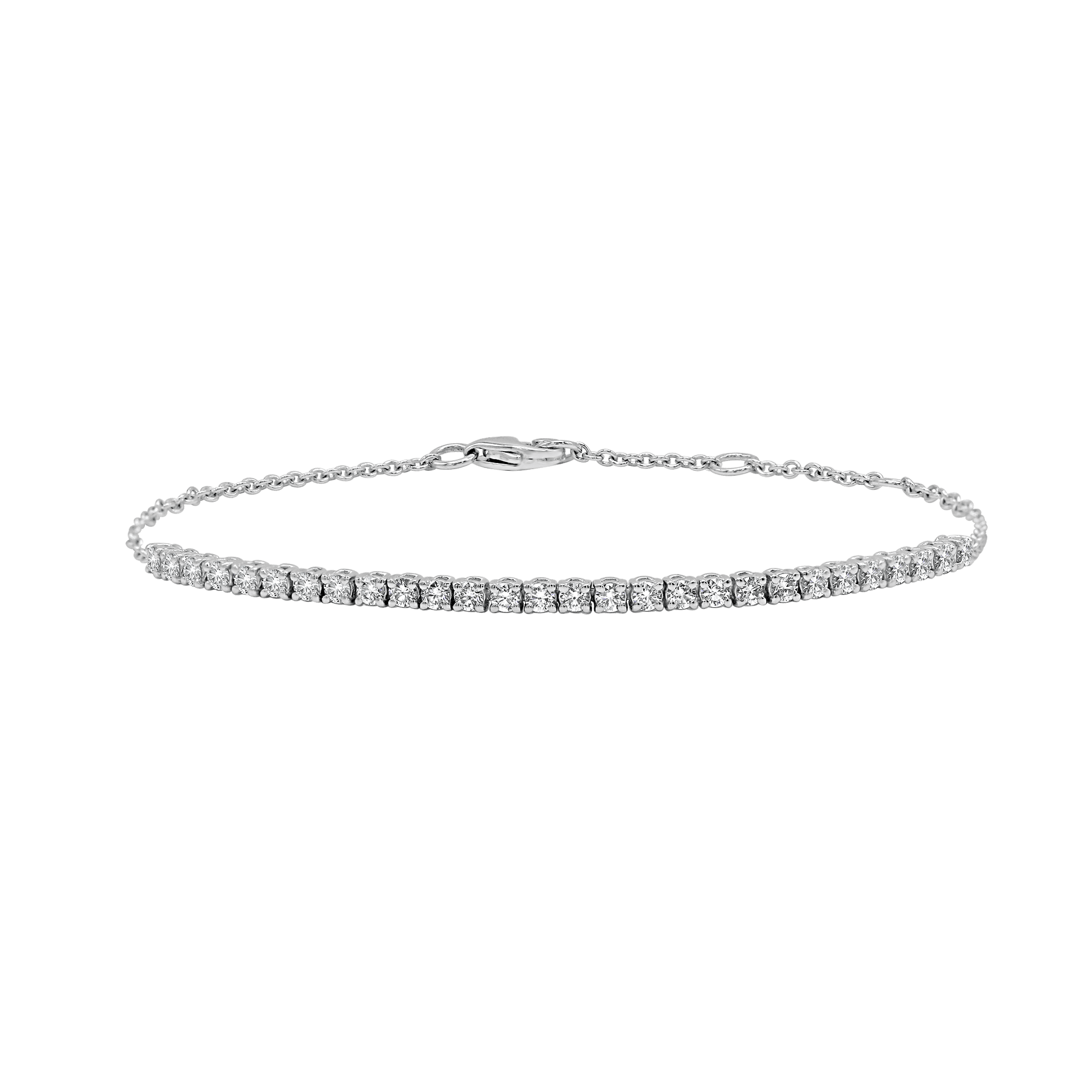 18 K White Gold