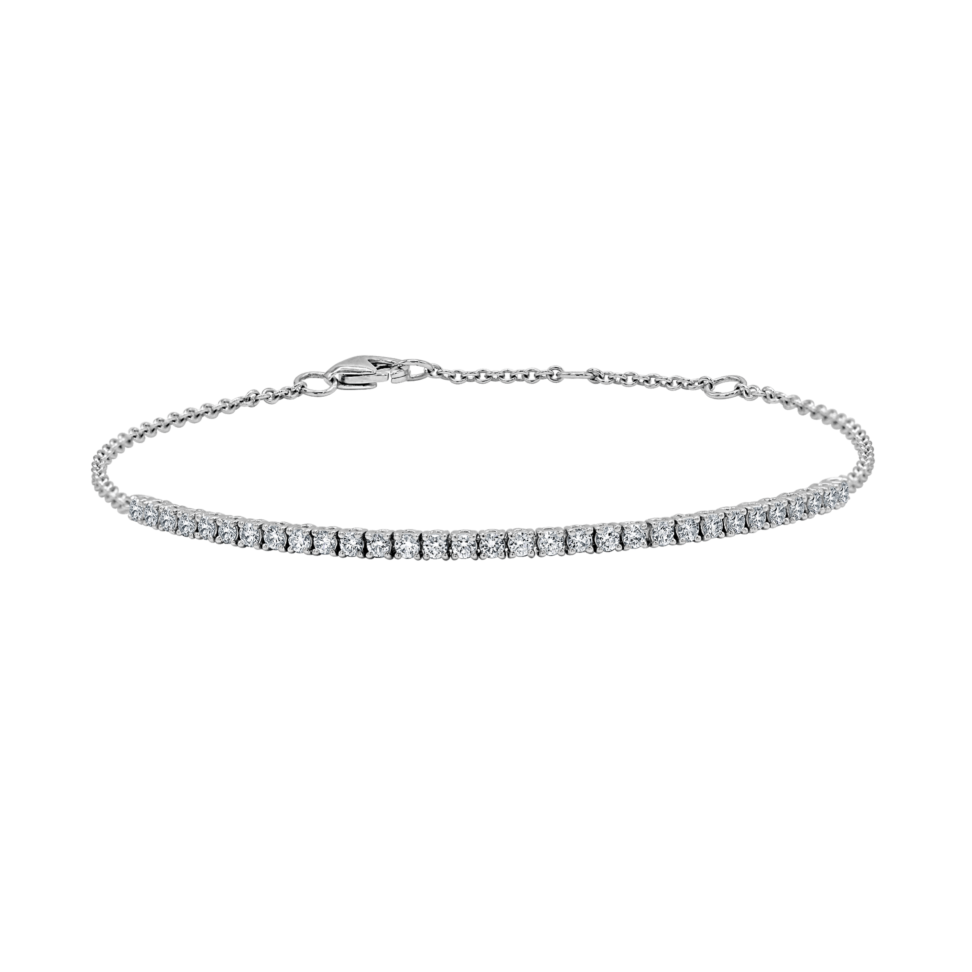 18 K White Gold