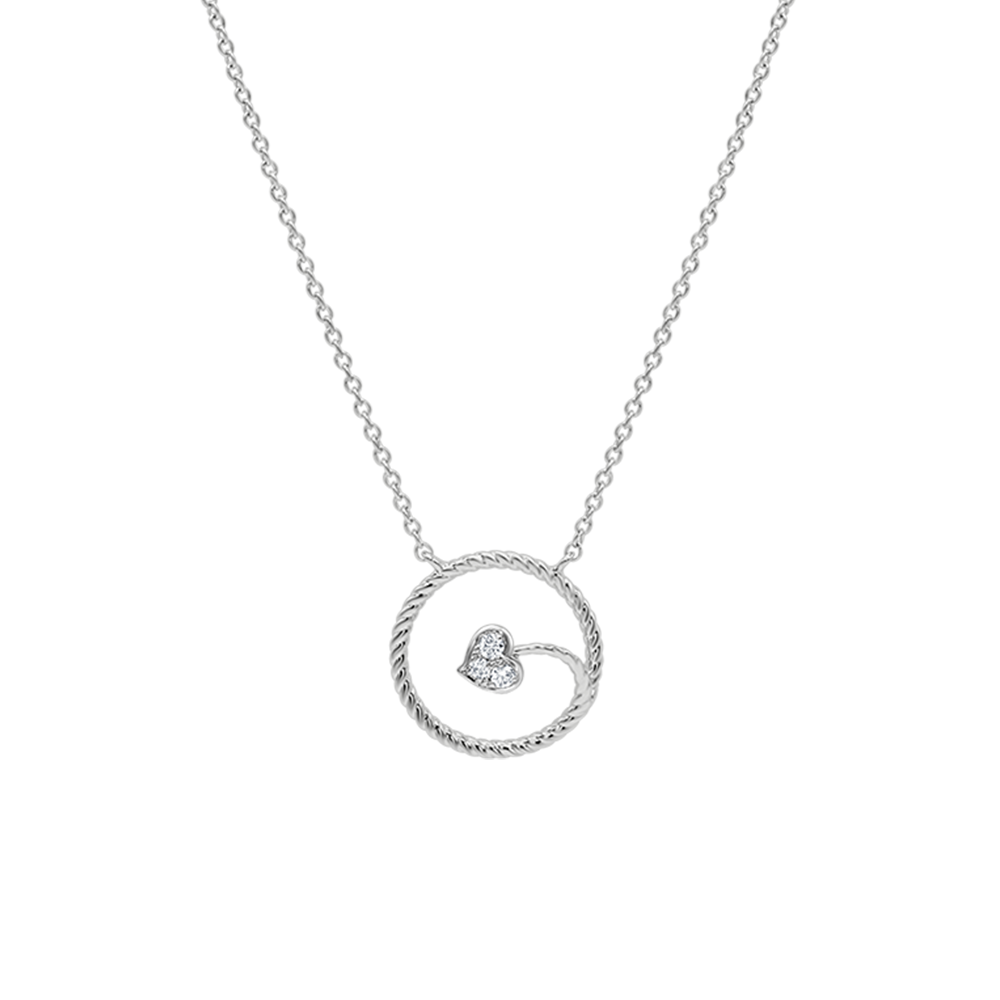 18 K White Gold