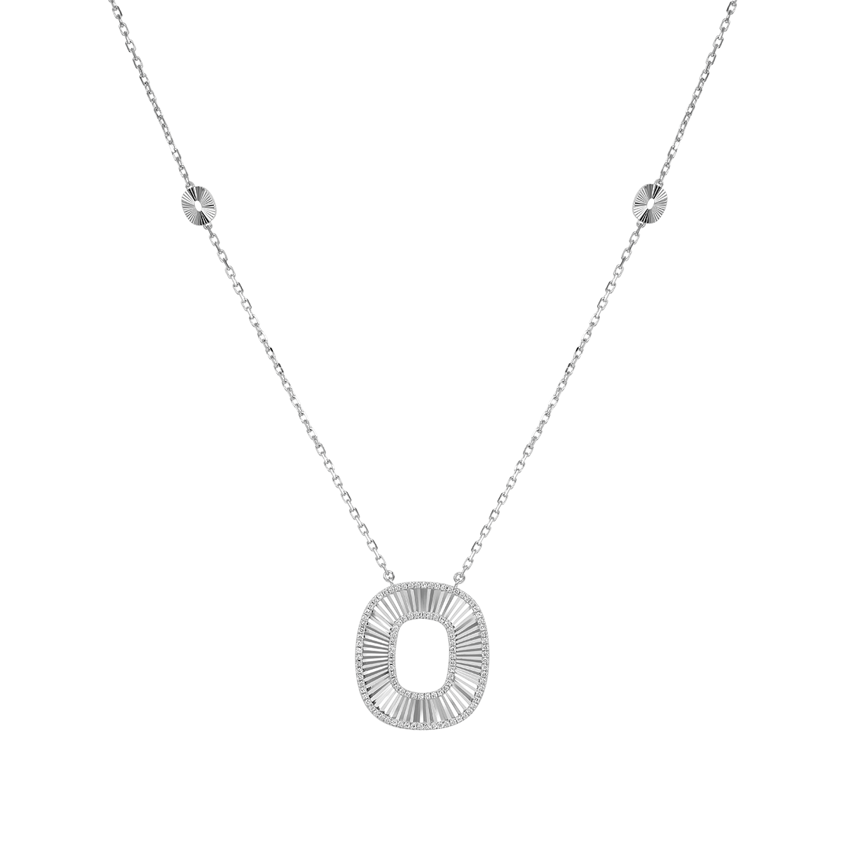 18 K White Gold