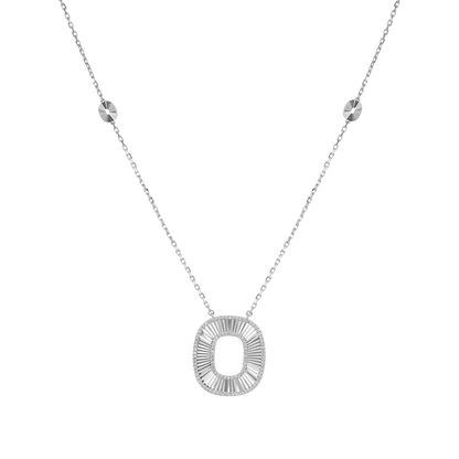 18 K White Gold