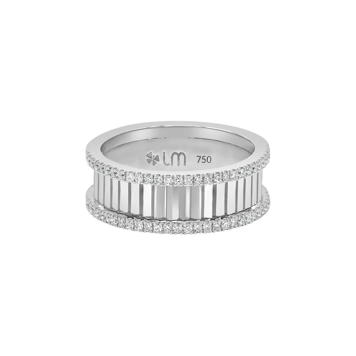 18 K White Gold