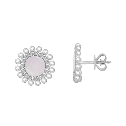18 K White Gold
