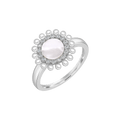 18 K White Gold
